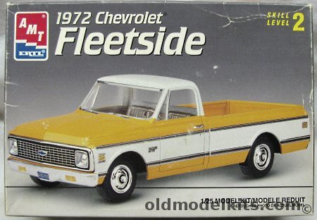 AMT 1/25 1972 Chevrolet Fleetside Cheyenne Pickup Truck, 6691 plastic model kit